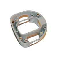 plastic part with inserts